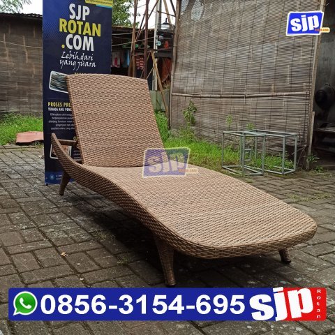 pabrik pengrajin sunbedpool rattan syentetic sunbed sun lounger kursi santai kolam renang rotan sintetis