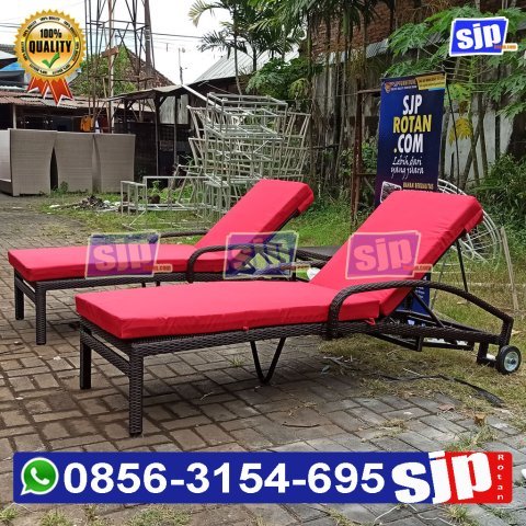pabrik pengrajin sunbedpool rattan syentetic sunbed sun lounger kursi santai kolam renang rotan sintetis
