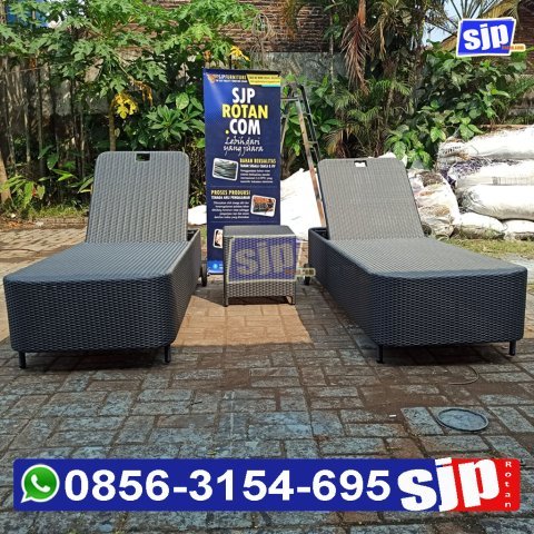 pabrik pengrajin produsen sunbedpool rattan syentetic daypool sun lounger kursi santai kolam renang rotan sintetis
